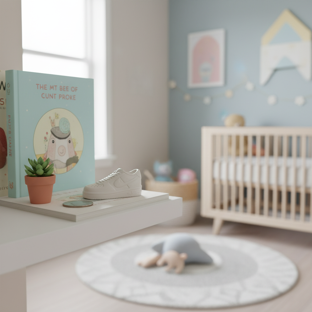 Mini sneaker Popikò in ceramica artigianale bianca opaca, fatto a mano, stile contemporaneo Made in Italy.