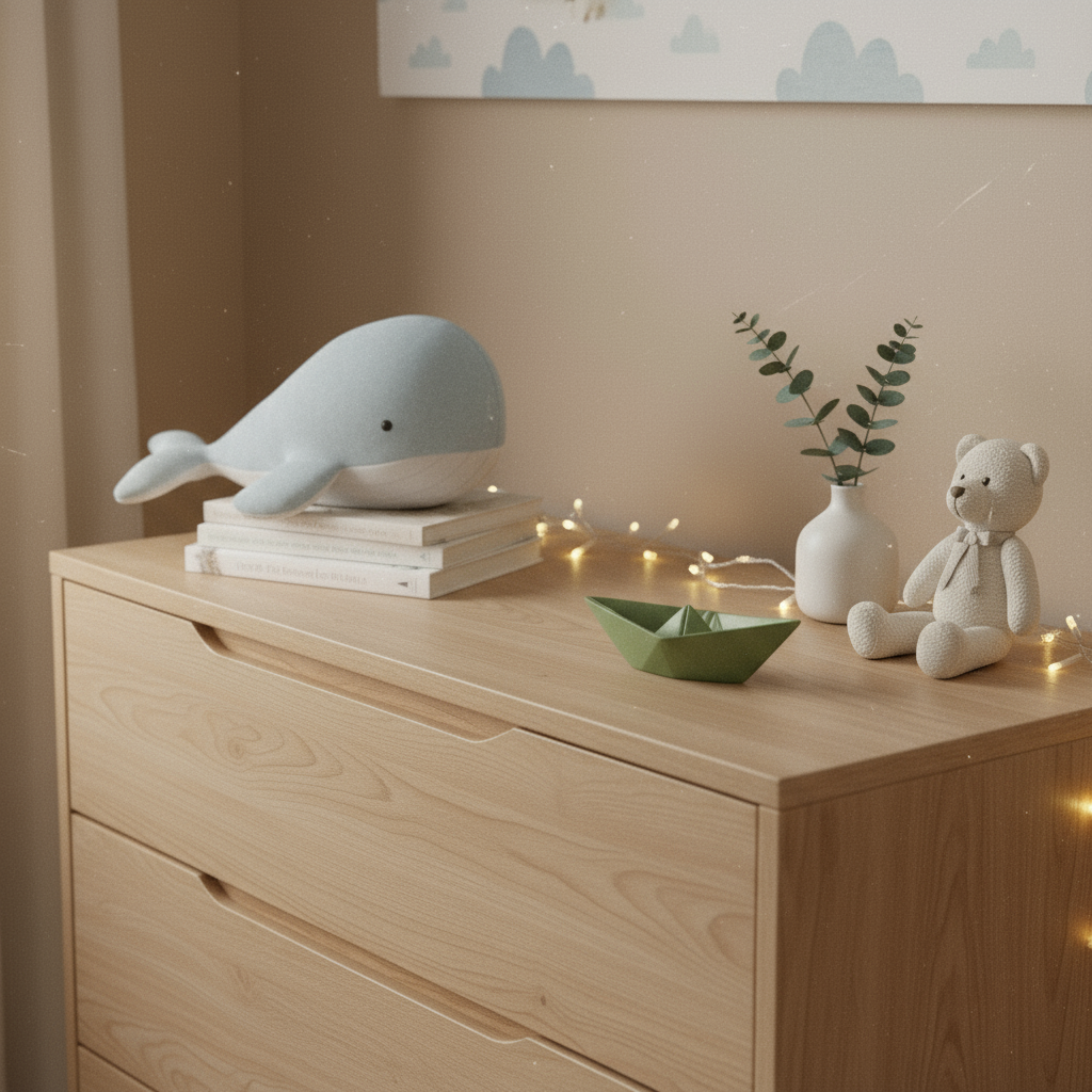 Barchetta Popikò in ceramica artigianale verde opaco, stile origami contemporaneo fatto a mano Made in Italy.