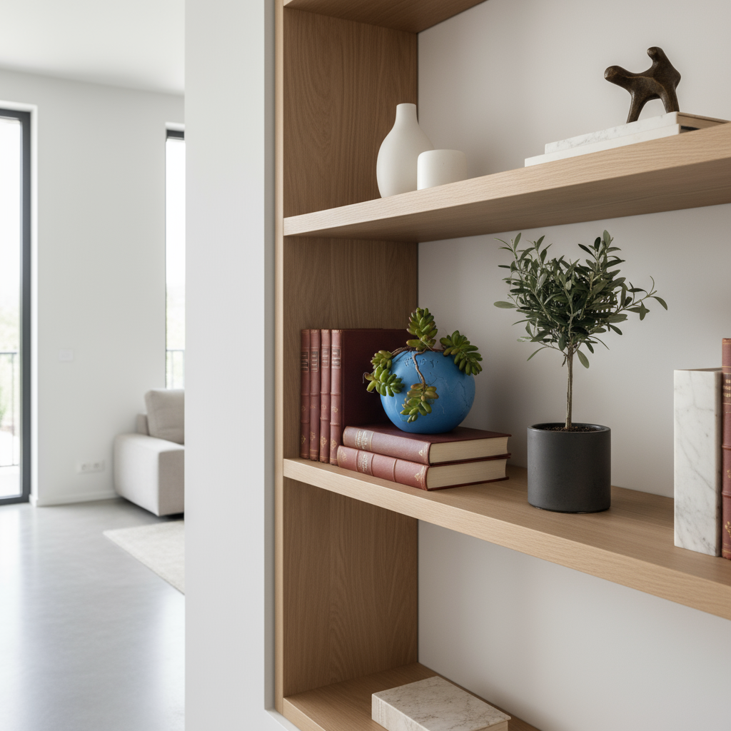 Globo Popikò in ceramica artigianale azzurra opaca, coprivaso fatto a mano, stile contemporaneo Made in Italy.